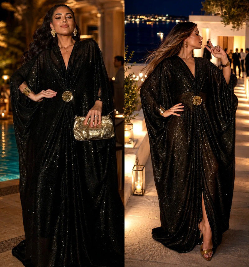 Kaftan Jawhara Crystal Black