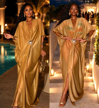 Kaftan Jawhara Crystal Gold