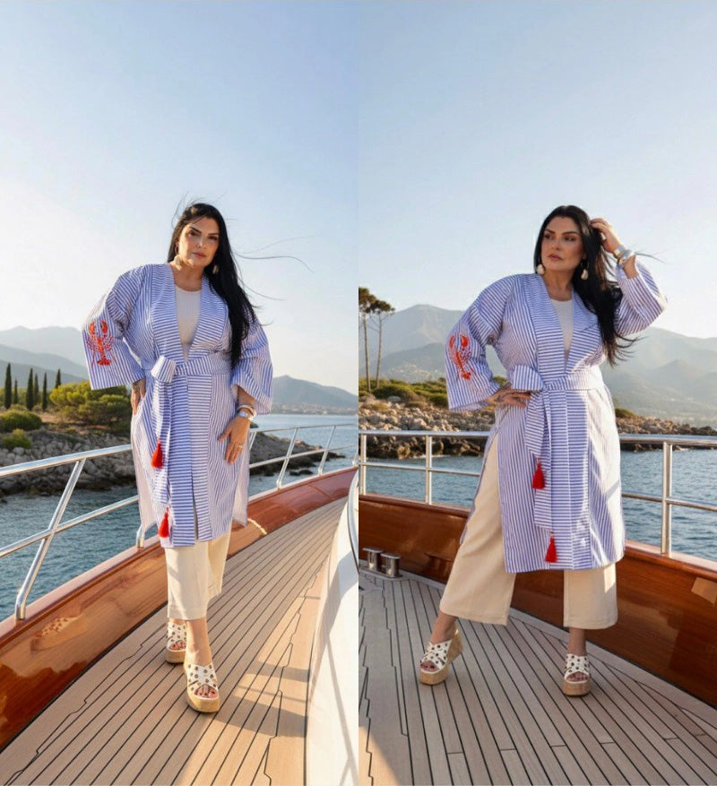 Camisão Kimono Lagostas Sardenha