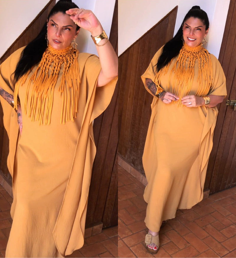 Kaftan Macramé African Sun