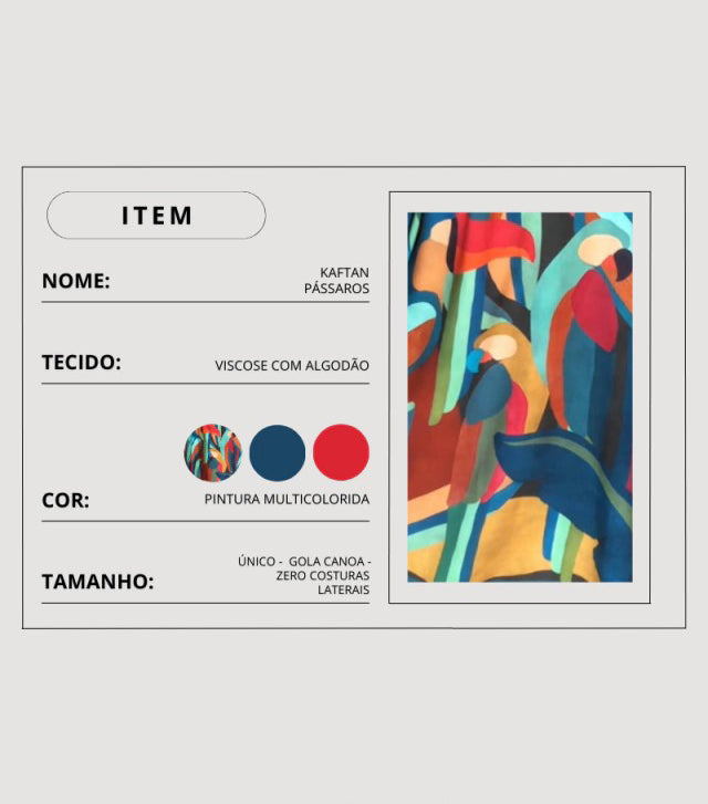 Kaftan Pássaros