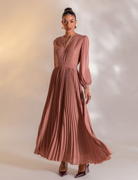 Vestido Longo Sophie - Nude