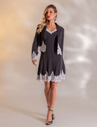 Conjunto Risca de Giz Valéria - Preto