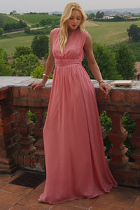 Vestido Esmeralda Longo - Rose