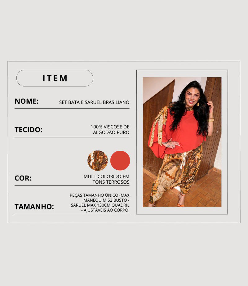 Set Bata Saruel Brasiliano