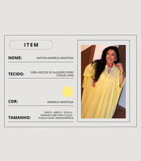 Kaftan Amarelo Manteiga