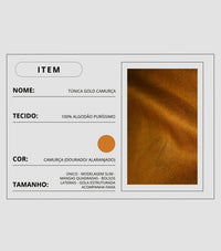 Túnica Gold Camurça