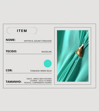 Kaftan El Gouna Turquoise