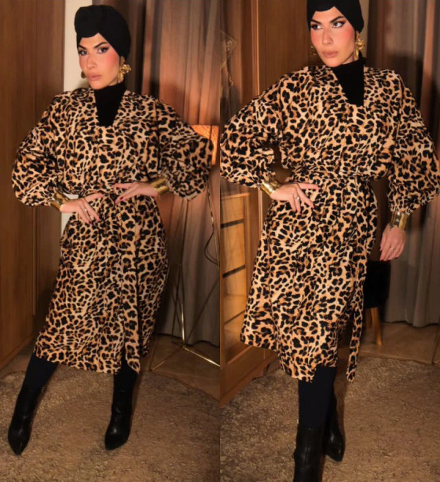 Vestido Túnica Animal Print