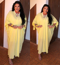 Kaftan Amarelo Manteiga