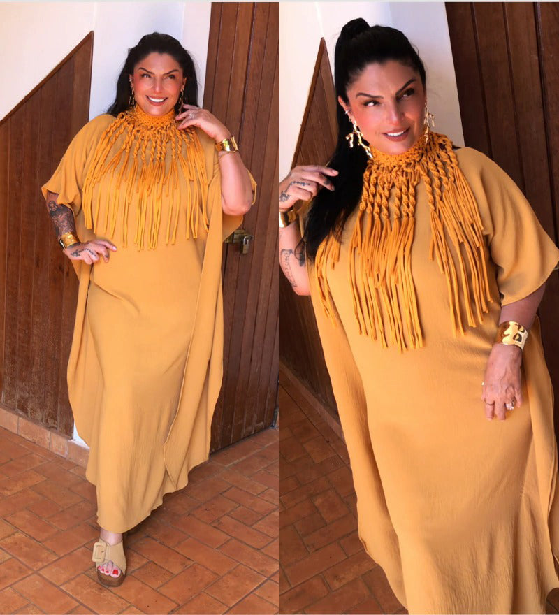 Kaftan Macramé African Sun