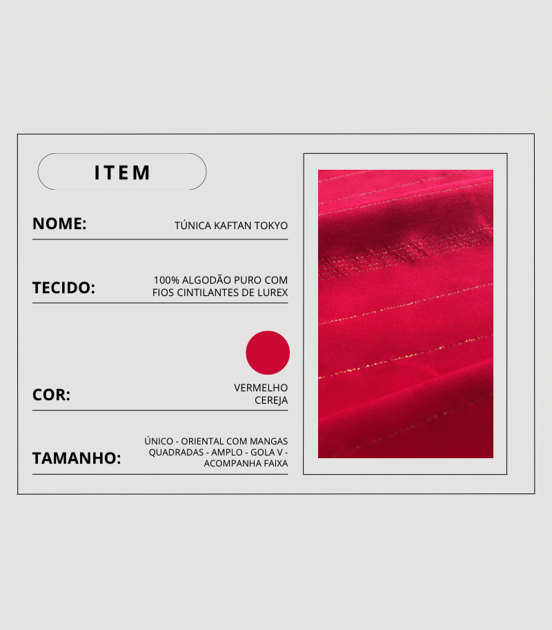 Túnica Kaftan Tokio