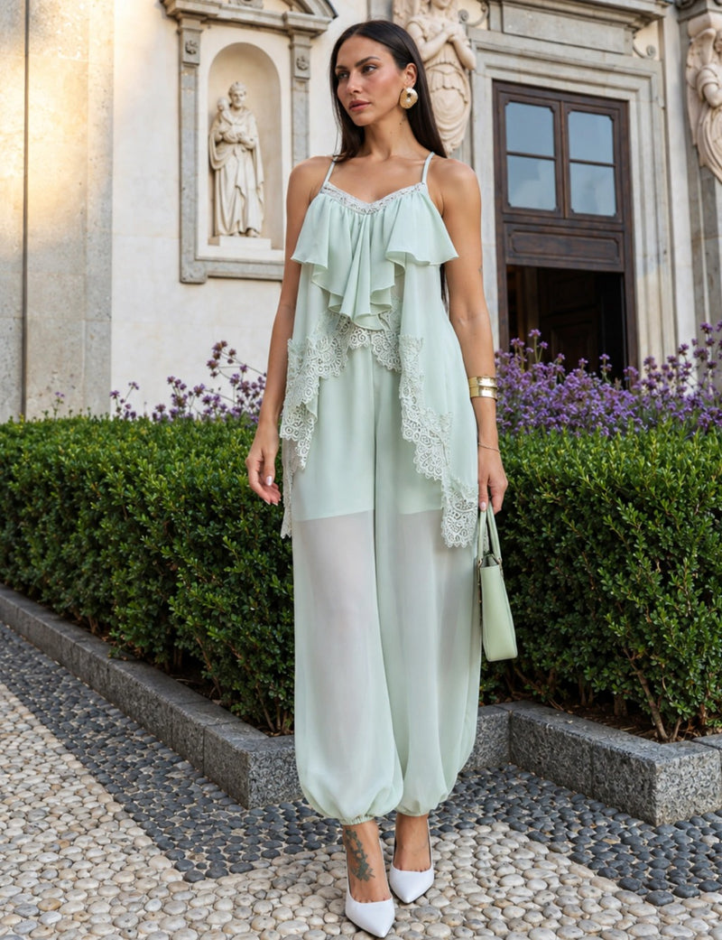 Conjunto Renda Cala - Verde