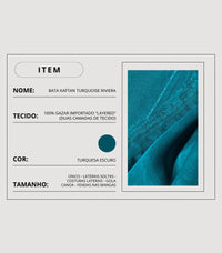 Bata Kaftan Turquoise Riviera