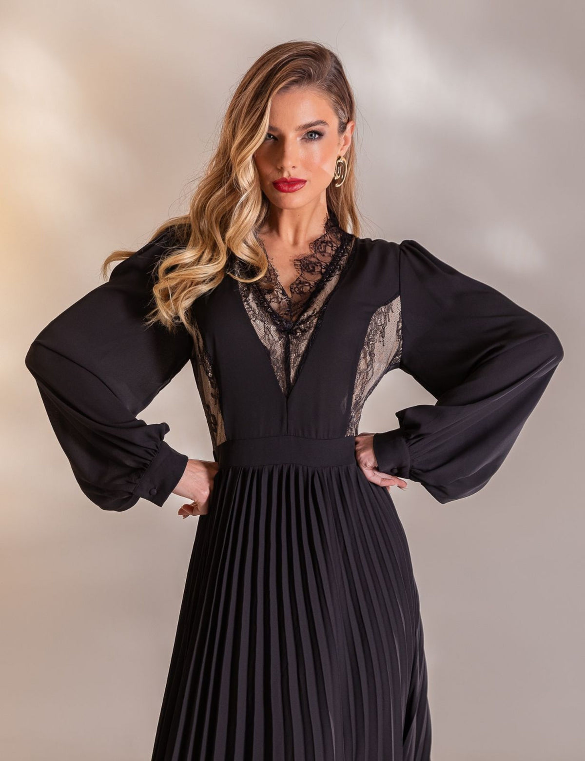 Vestido Longo Sophie - Preto