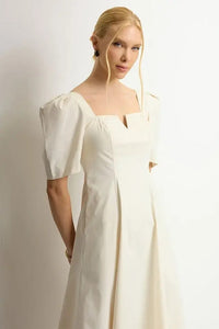 Vestido Dafny Midi - Bege