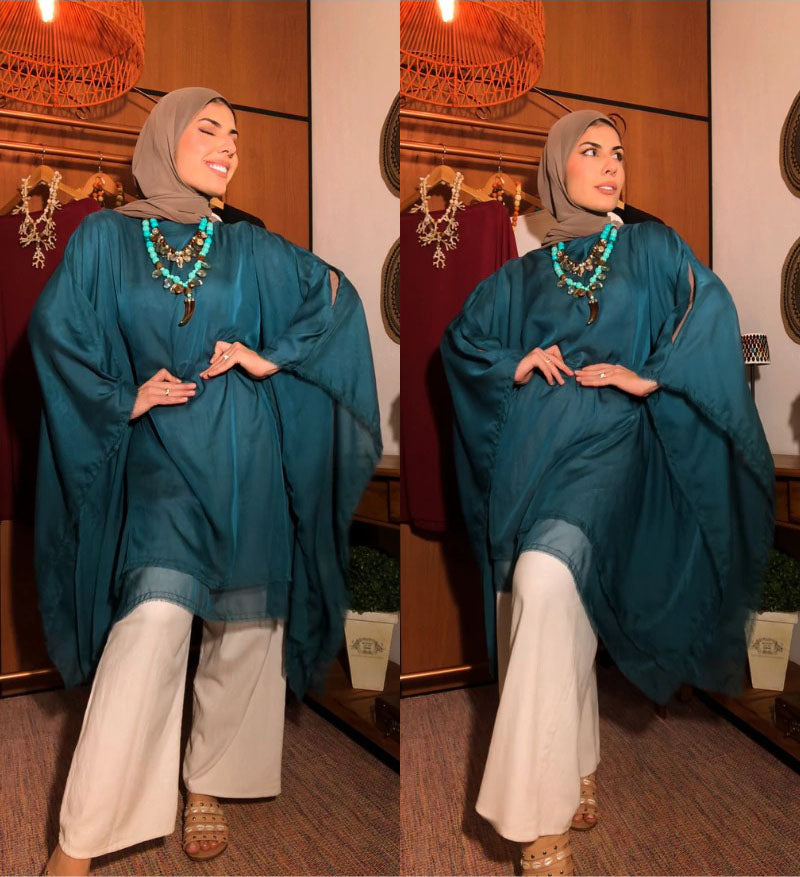 Bata Kaftan Turquoise Riviera