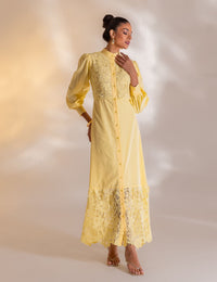 Vestido Longo Dominique - Amarelo