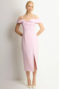 Vestido Clarita Midi - Rosa