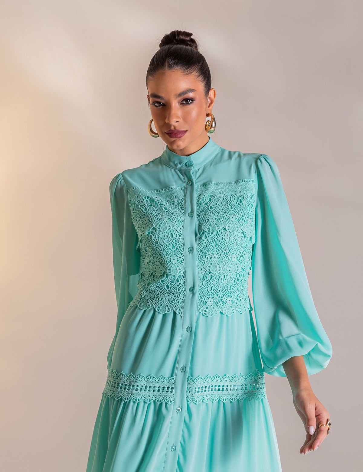Vestido Longo Viviane - Verde