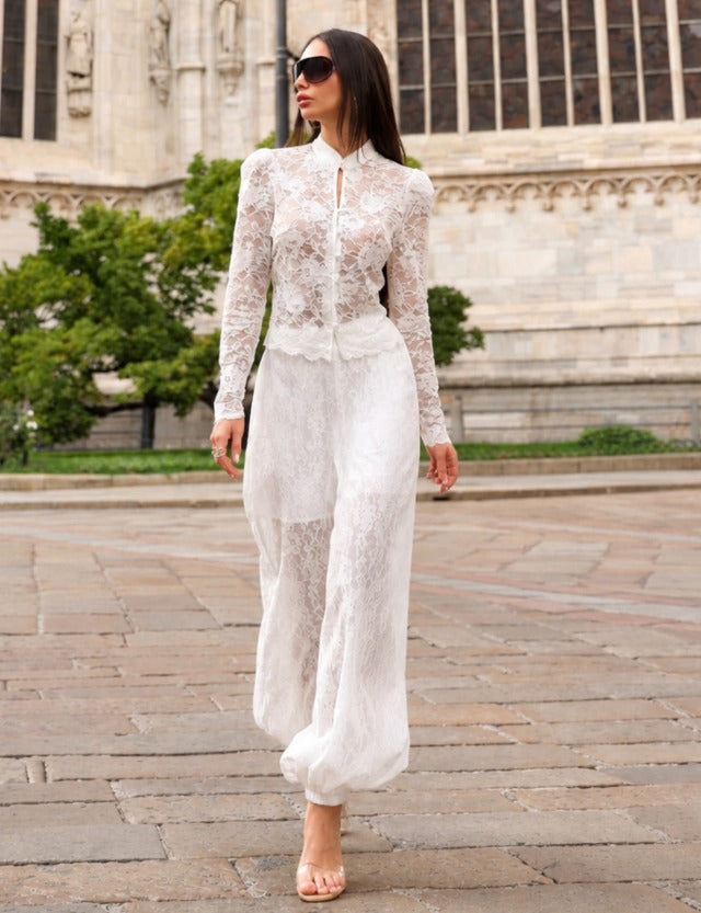 Blusa Renda Luma - Off White