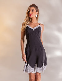 Conjunto Risca de Giz Valéria - Preto
