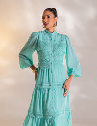 Vestido Longo Viviane - Verde