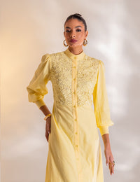 Vestido Longo Dominique - Amarelo