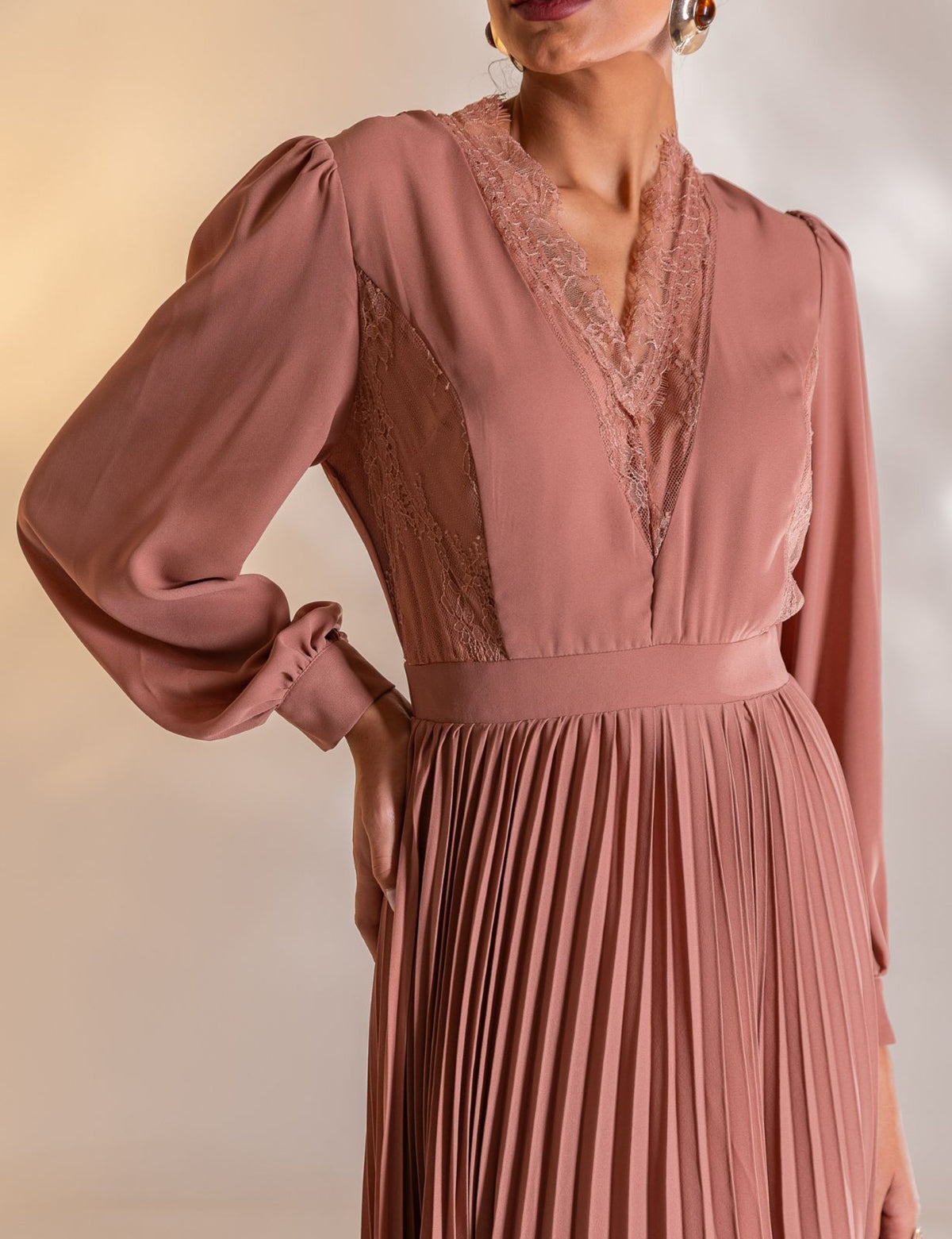 Vestido Longo Sophie - Nude