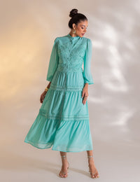 Vestido Longo Viviane - Verde