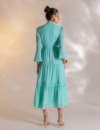 Vestido Longo Viviane - Verde