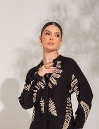 Chemise de Algodão Greta - Preto