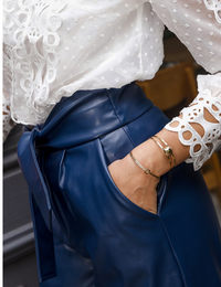 Calça Cigarrete Candy - Azul Marinho