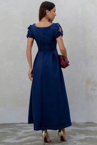 Vestido Maxi Midi Penélope - Azul Marinho