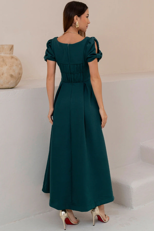 Vestido Maxi Midi Penélope - Verde
