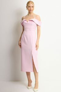 Vestido Clarita Midi - Rosa
