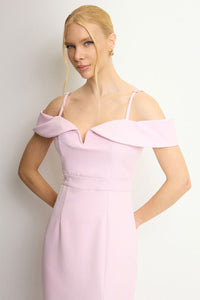 Vestido Clarita Midi - Rosa
