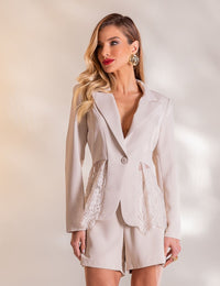 Conjunto Alfaiataria Perla - Crú