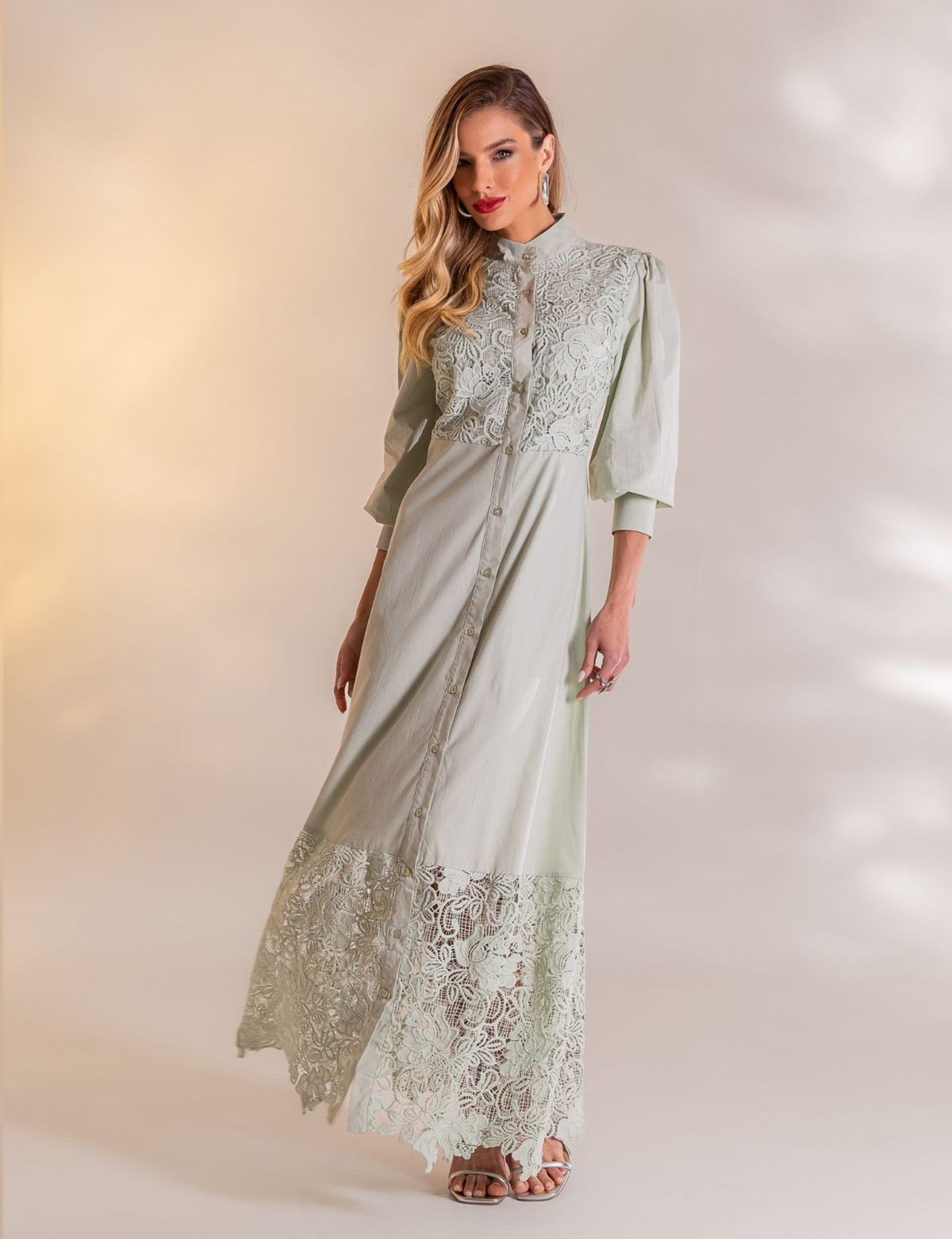 Vestido Longo Dominique - Verde