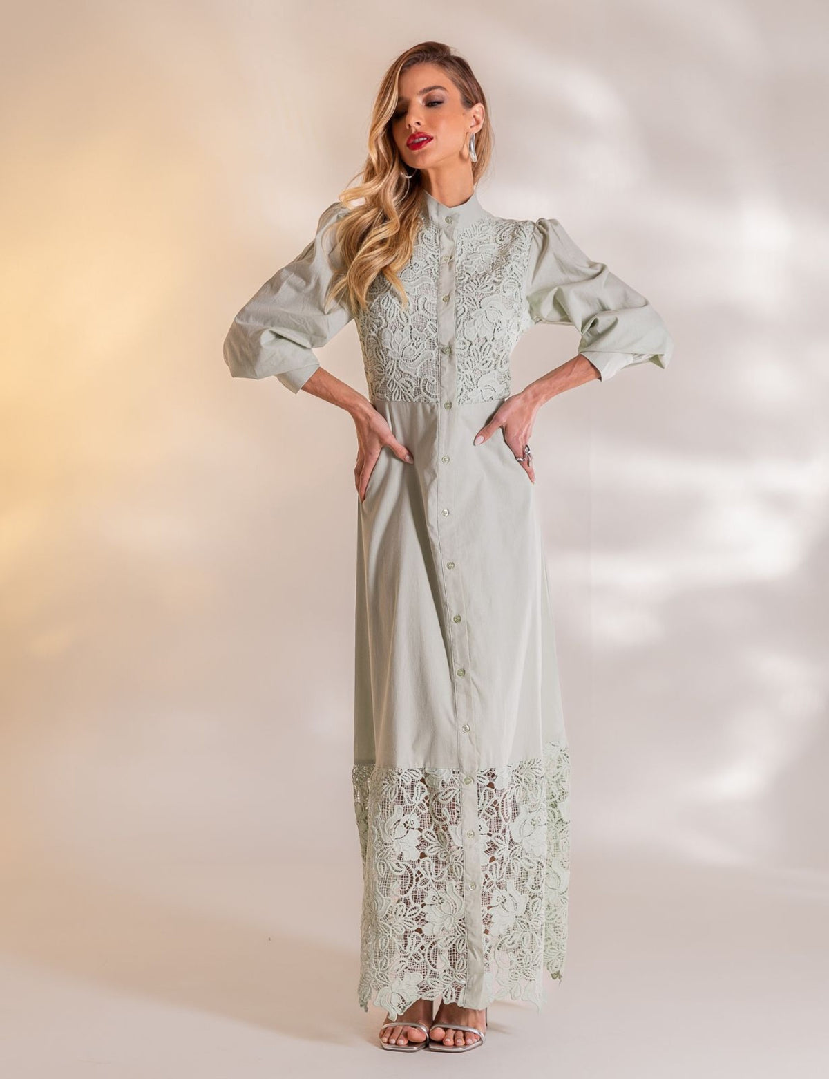 Vestido Longo Dominique - Verde