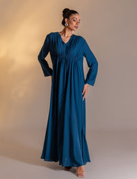 Vestido Longo Viscose Mirella - Azul