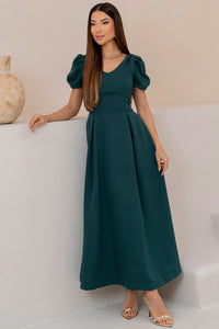 Vestido Maxi Midi Penélope - Verde