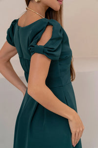 Vestido Maxi Midi Penélope - Verde