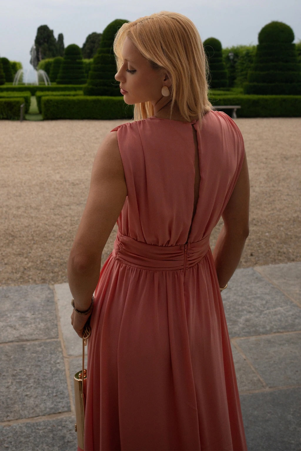 Vestido Esmeralda Longo - Rose