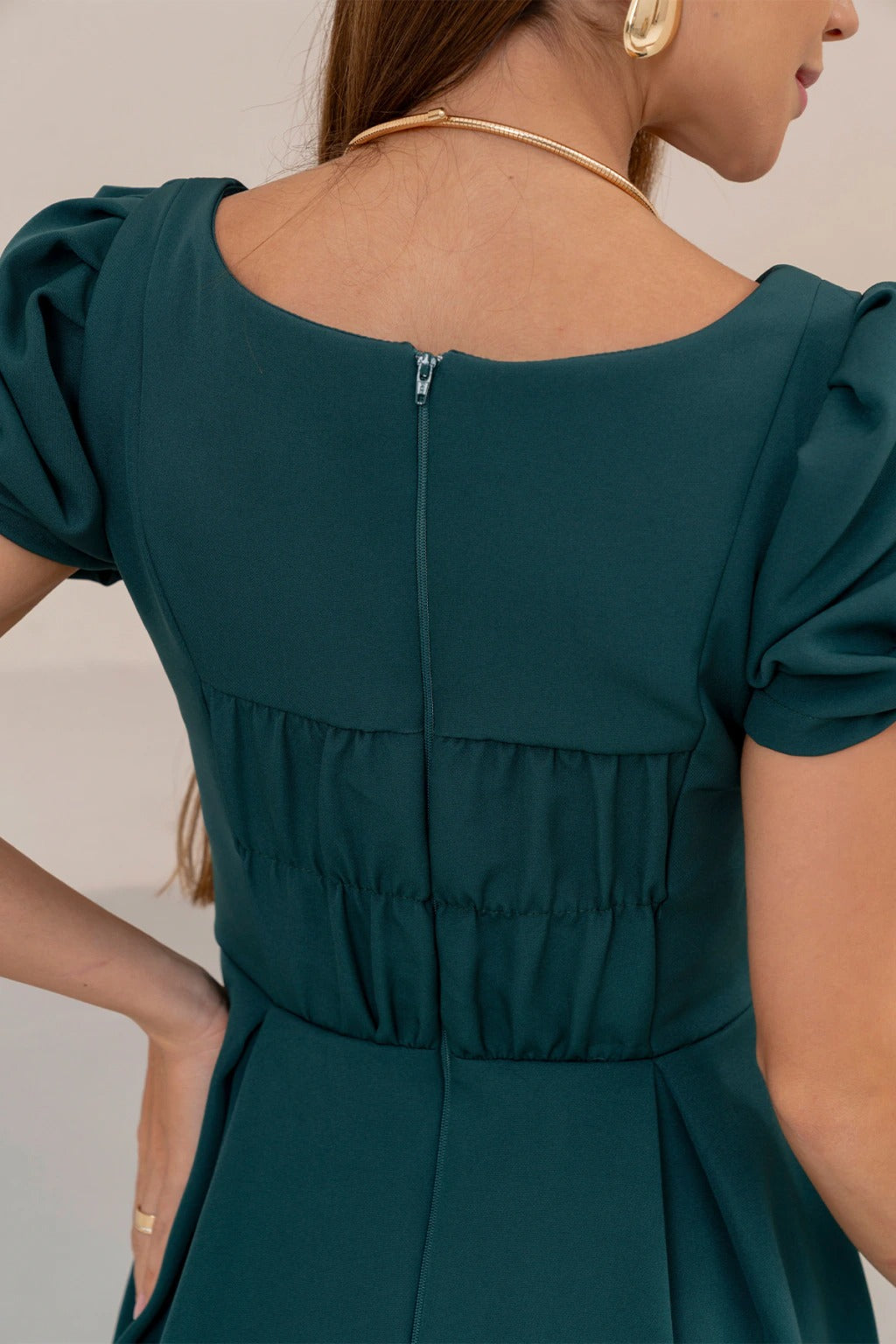Vestido Maxi Midi Penélope - Verde