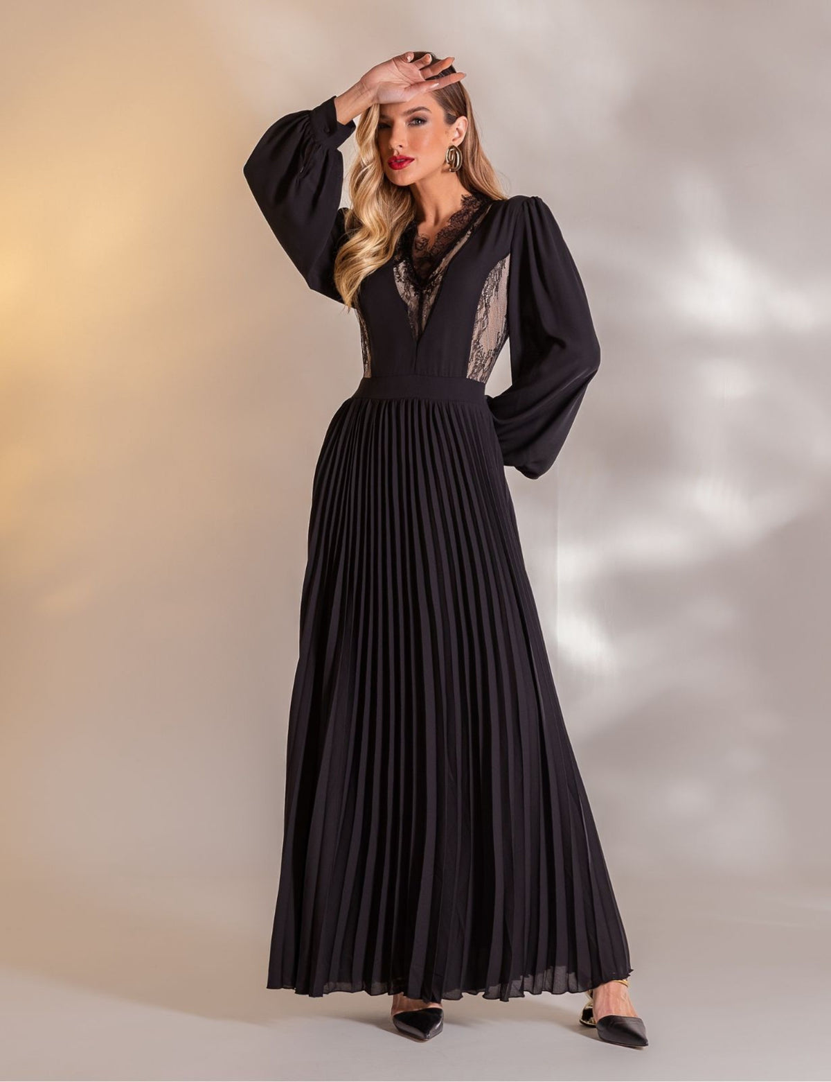 Vestido Longo Sophie - Preto