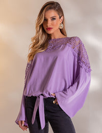 Blusa em Viscose Ariela - Lavanda