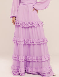 Vestido Maia Saia Camadas - Lavanda