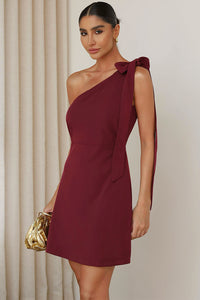 Vestido Talita Curto - Vinho