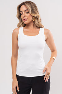 Blusa Luana Canelada - Off White